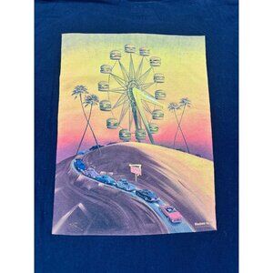 In-N-Out Burger 70th Anniversary Black T Shirt Vladimir Kush Ferris Wheel  XXL